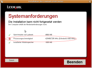 Installation Lexmark 6500 series with Wine under Ubuntu